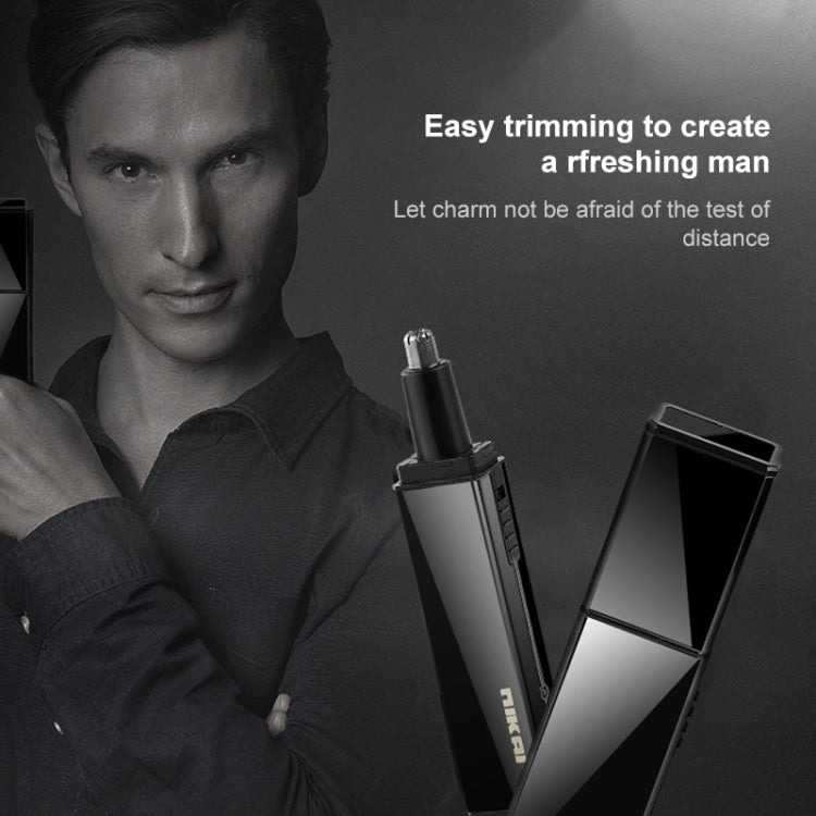 Multi-function Electric Nose Hair Trimmer 4 In 1 Mini Shaver Earlock Eyebrow Trimming Set, EU Plug(Black)