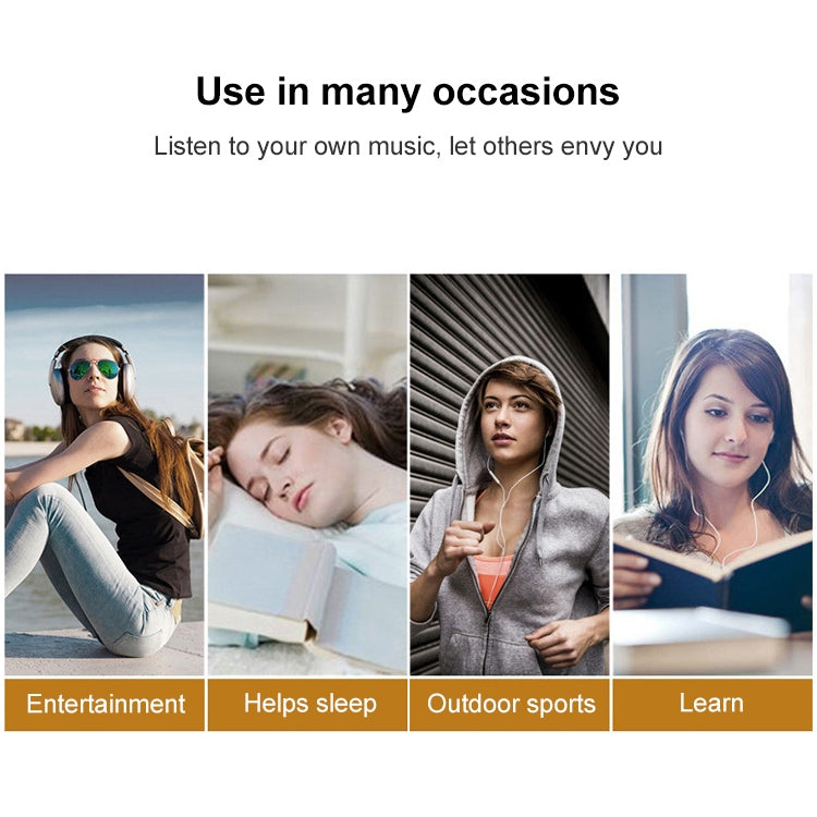 1.8 inch HIFI MP3 Player Metal High Sound Quality Entry-level Lossless Music Player, Support TF Card / FM  / E-book, Memory Size:8GB(Grey)