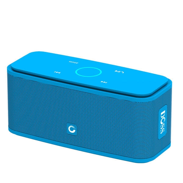 DOSSTouch Control Bluetooth Speaker 2x6W Portable Wireless Speakers Stereo Sound Box with Bass and Built-in Mic