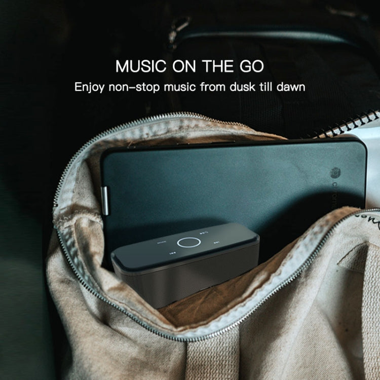 DOSSTouch Control Bluetooth Speaker 2x6W Portable Wireless Speakers Stereo Sound Box with Bass and Built-in Mic