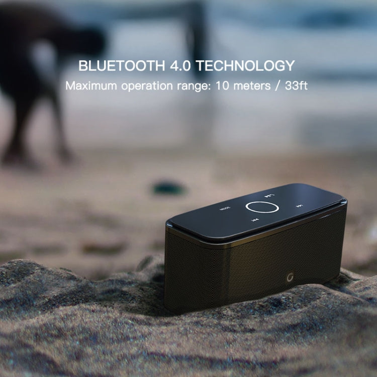 DOSSTouch Control Bluetooth Speaker 2x6W Portable Wireless Speakers Stereo Sound Box with Bass and Built-in Mic