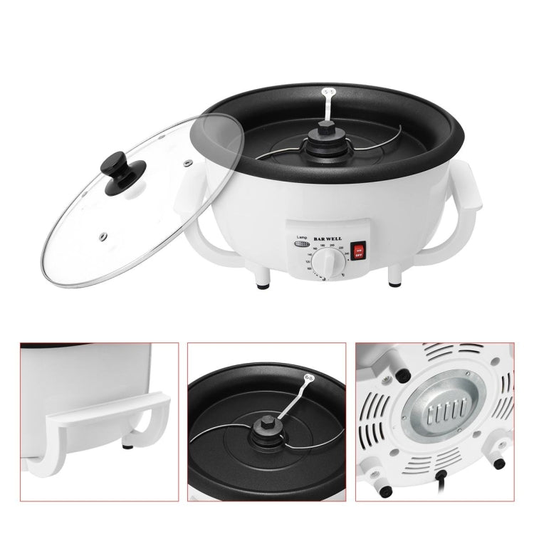 220V Electric Coffee Beans Roaster Machine Peanut Roasting Coffee Bean Baker EU Plug