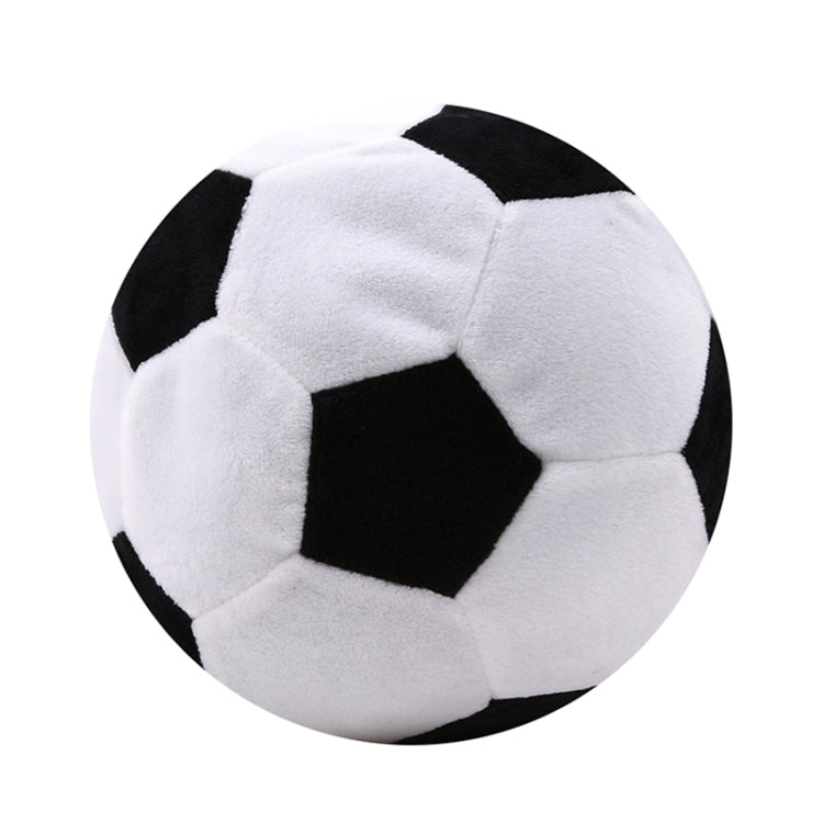 Soccer Ball Pattern Plush Pillow Toy Kids Sports Sofa Toys Room Office Car Decoration Pillow, Diameter: 20cm