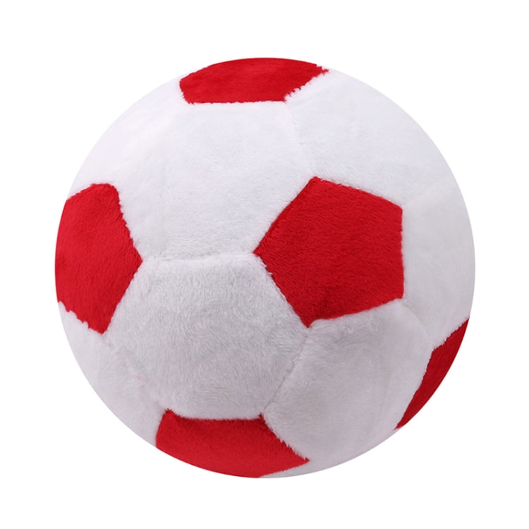 Soccer Ball Pattern Plush Pillow Toy Kids Sports Sofa Toys Room Office Car Decoration Pillow, Diameter: 20cm