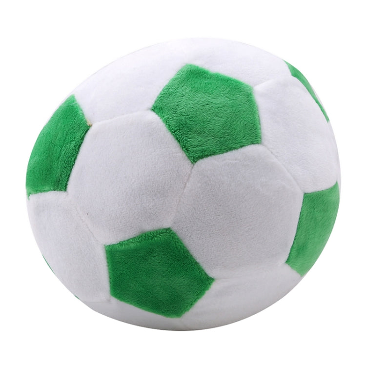 Soccer Ball Pattern Plush Pillow Toy Kids Sports Sofa Toys Room Office Car Decoration Pillow, Diameter: 20cm