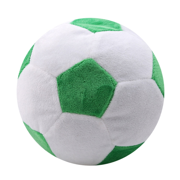 Soccer Ball Pattern Plush Pillow Toy Kids Sports Sofa Toys Room Office Car Decoration Pillow, Diameter: 20cm