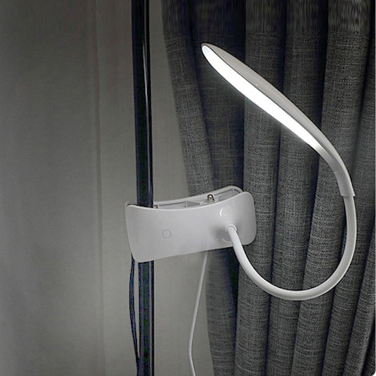 3.2W USB LED Eye-Protection Folding Clip Table Lamp Dimmable Bendable Reading Study Desk Lamp with Clip Stand