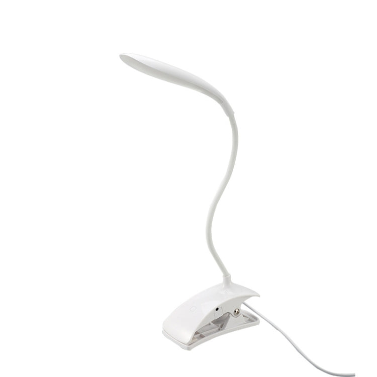 3.2W USB LED Eye-Protection Folding Clip Table Lamp Dimmable Bendable Reading Study Desk Lamp with Clip Stand
