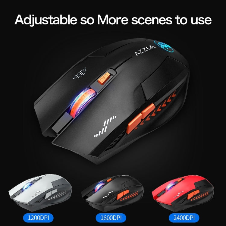 Gaming Button Silent Wireless Mouse 2400dpi Built-in Battery for PC Laptop Computer
