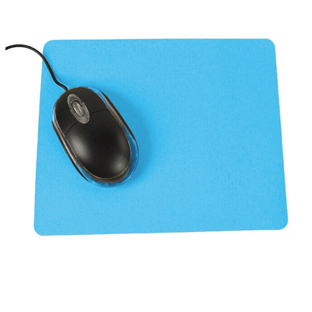 10 PCS Optical Solid Color Office Computer Anti-Slip Wrist Rests Mouse Pad