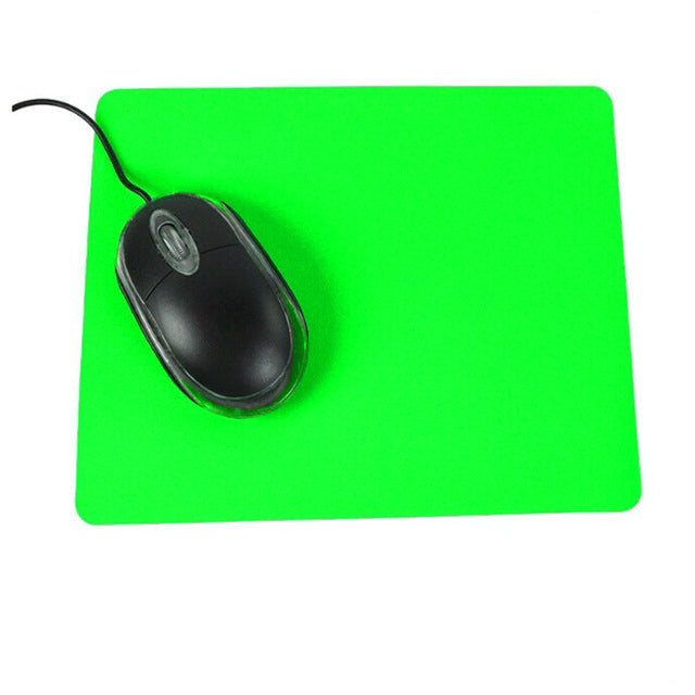 10 PCS Optical Solid Color Office Computer Anti-Slip Wrist Rests Mouse Pad