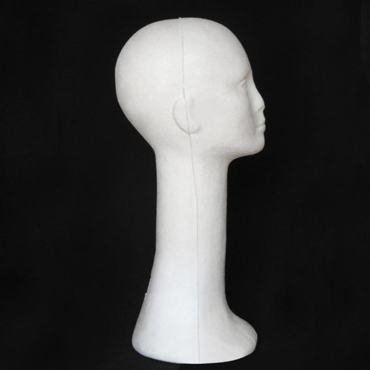Mannequin Female Foam Long Neck Head Model Hair Hat Wig Glasses Stand Display