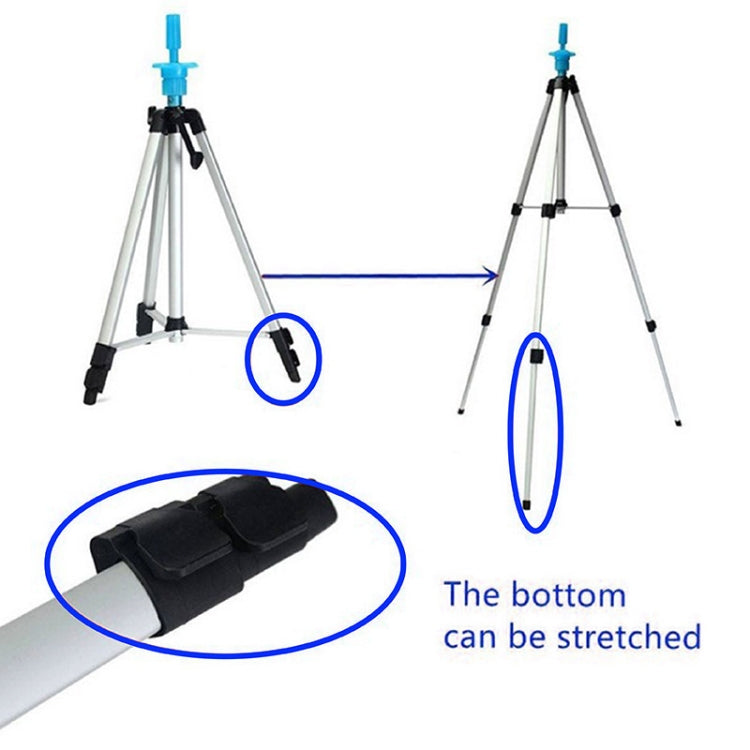 Aluminum Alloy Mannequin Training Head Tripod Mannequin Head Holder