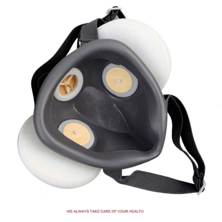 Labor Protection Protective Mask Industrial Dust Particle Filter Respirator(Gray)