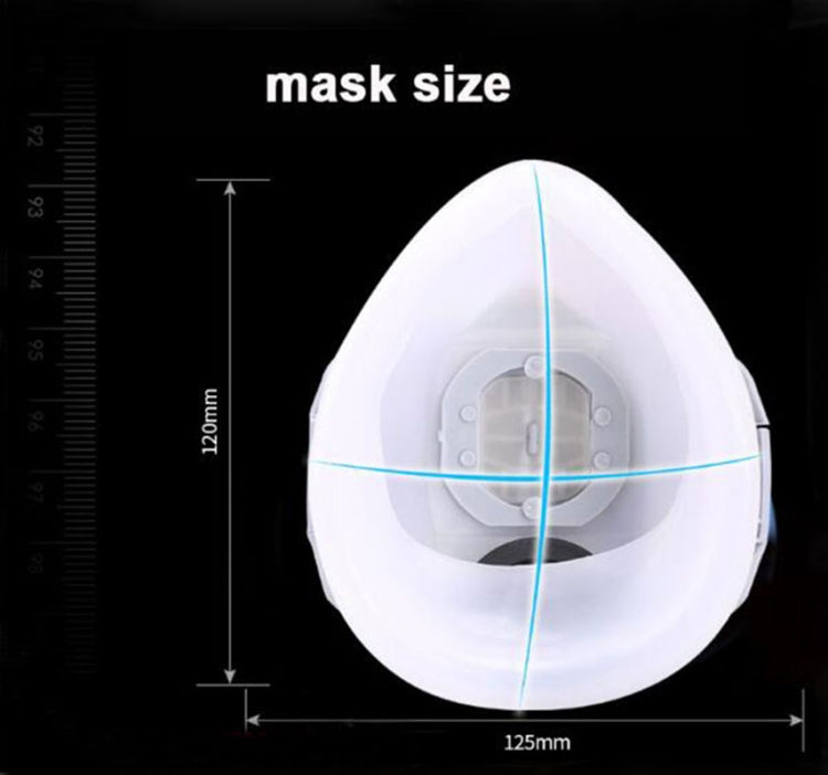 Industry KN95 Dustproof Anti-PM2.5 Anti-Dust Respirator Welding Paint Spraying Cartridge Respirator Gas Mask