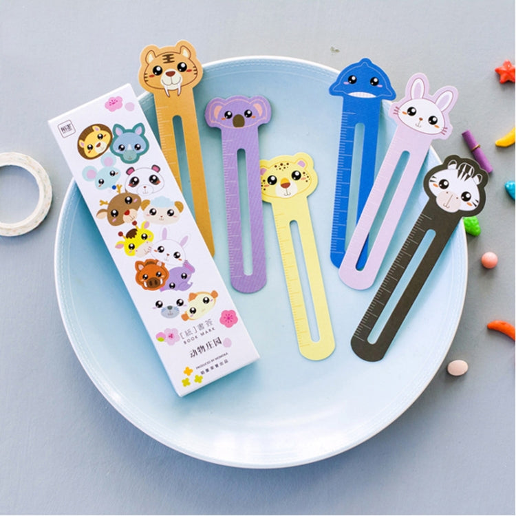 30 PCS / Set Cute Animal Farm Paper Bookmark Book Holder Multifunction Kawaii Stationery for Children School Supplies Kawaii Gifts