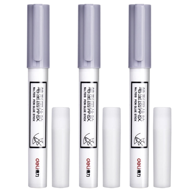 10PCS  Deli Glue Stick Cute Stationery Pen Solid Stick Refills Strong Adhesion High Viscosity Glue Office School Supplies
