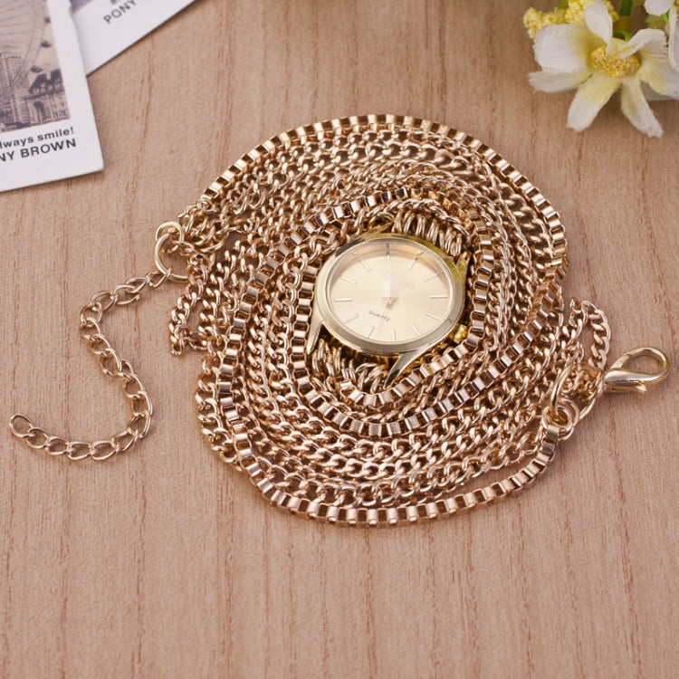 sloggi Women Circle Alloy Bracelet Quartz Watch(Gold)