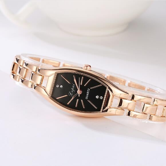 Lvpai P177 Women Irregular Shape Dial Alloy Hollow Strap Bracelet Quartz Watch