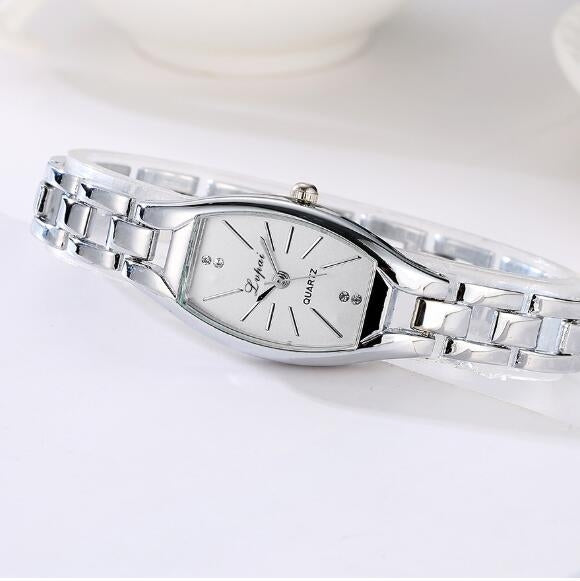 Lvpai P177 Women Irregular Shape Dial Alloy Hollow Strap Bracelet Quartz Watch