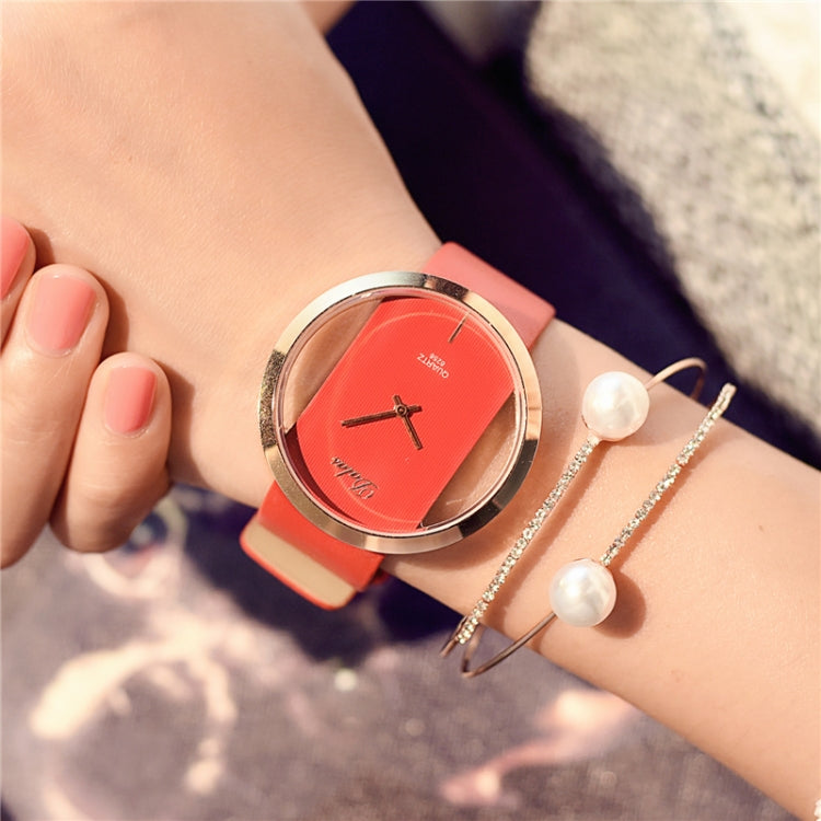 Women Hollow Belt Casual Quartz Watch