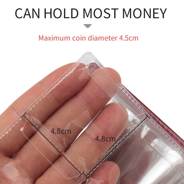 PU Leather Russian Cover 150 Coins Collection Album Holder Book