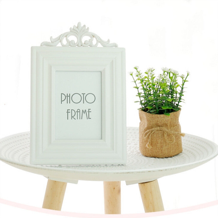 Vintage Wood Creative Photo Frames for Children Photograph Props Wedding Gifts Home Decoration, Size:7 inch
