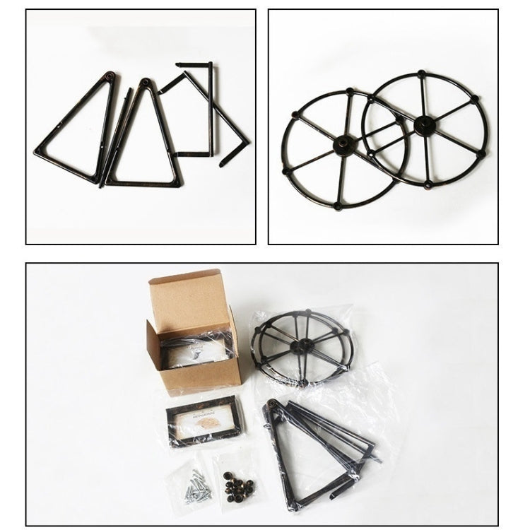 Creative Plastic Rotating Photo frame 5 inch Retro Ferris Wheel Windmill Photo Frame