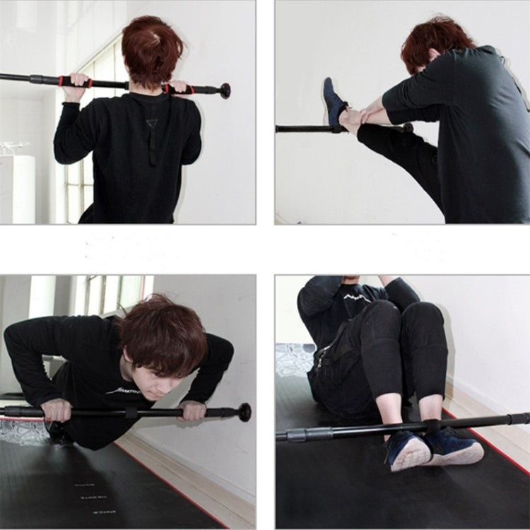Square Pad Punch-free Indoor Horizontal Bar Household Fitness Equipment Pull-ups Equipment, Size:84-130CM