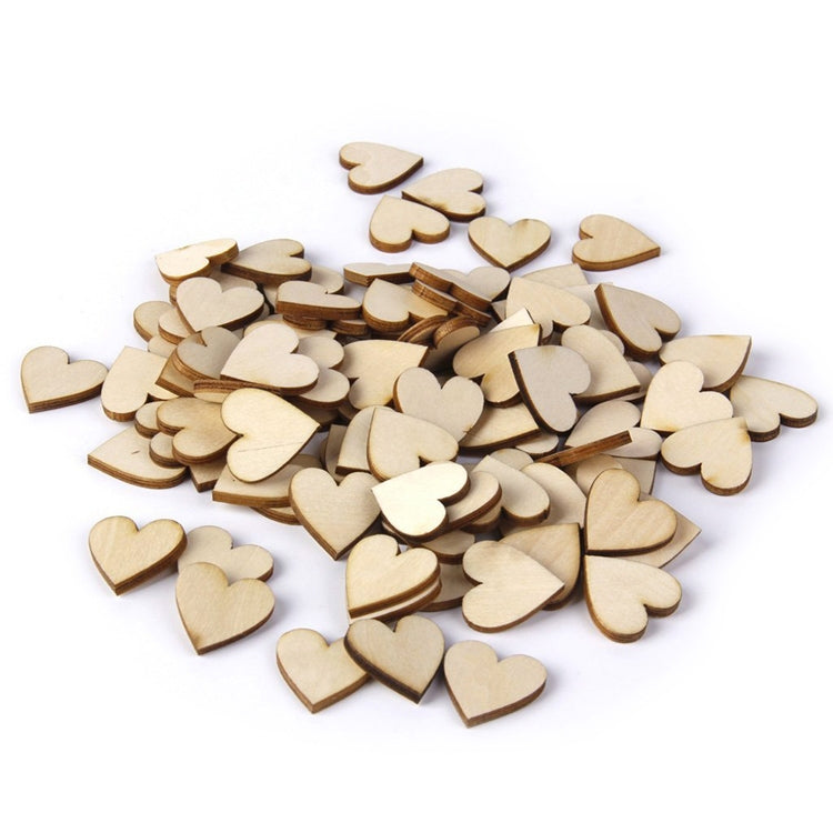 2 Sets Natural Wood Love for Wedding Decoration Shooting Props