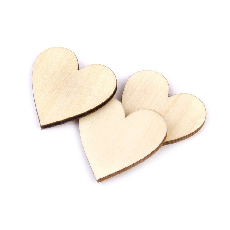 2 Sets Natural Wood Love for Wedding Decoration Shooting Props