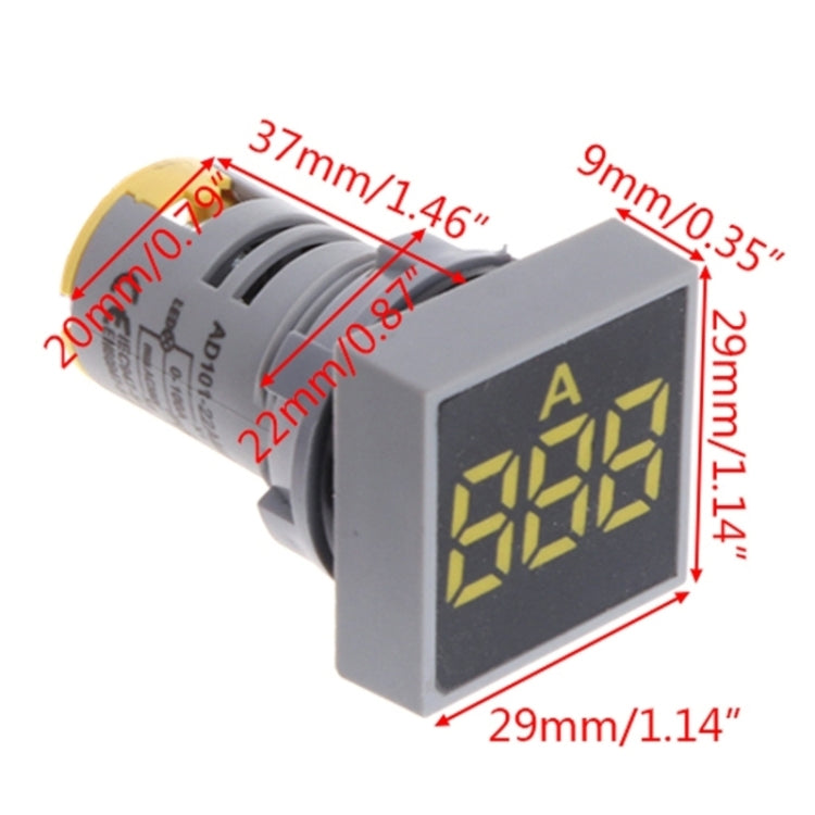 AD101-22VMS Mini AC 20-500V Voltmeter Square Panel LED Digital Voltage Meter Indicator