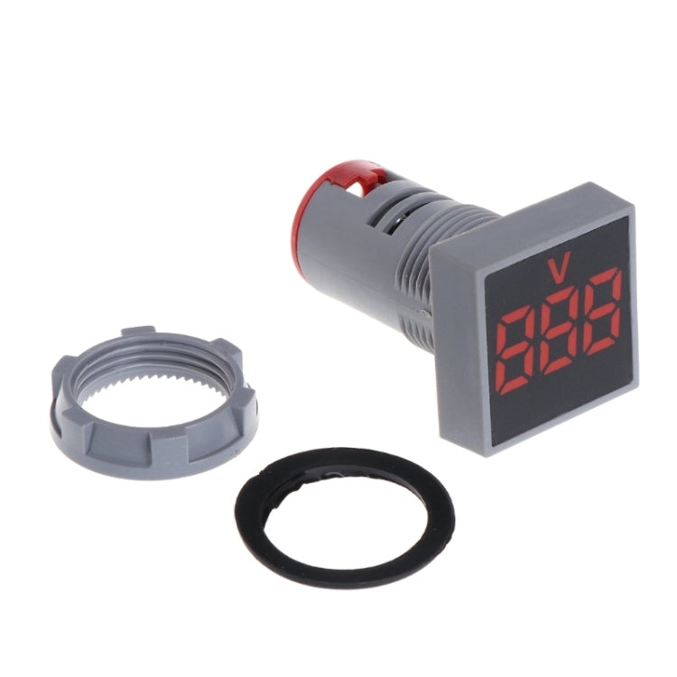 AD101-22VMS Mini AC 20-500V Voltmeter Square Panel LED Digital Voltage Meter Indicator