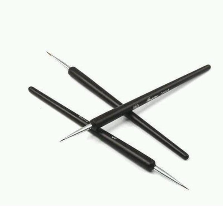 3 PCS Dotting Painting Drawing UV Gel Liner Polish Brush Tool Nail Art Pen
