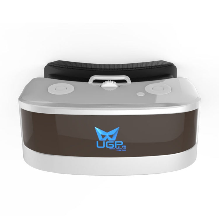 UGP H1 VR Glasses All In One 5.5 Inch 3D Virtual Reality Glasses Eight Core With bluetooth Gamepad For Movie Cinema ALL VR Game(Brown)