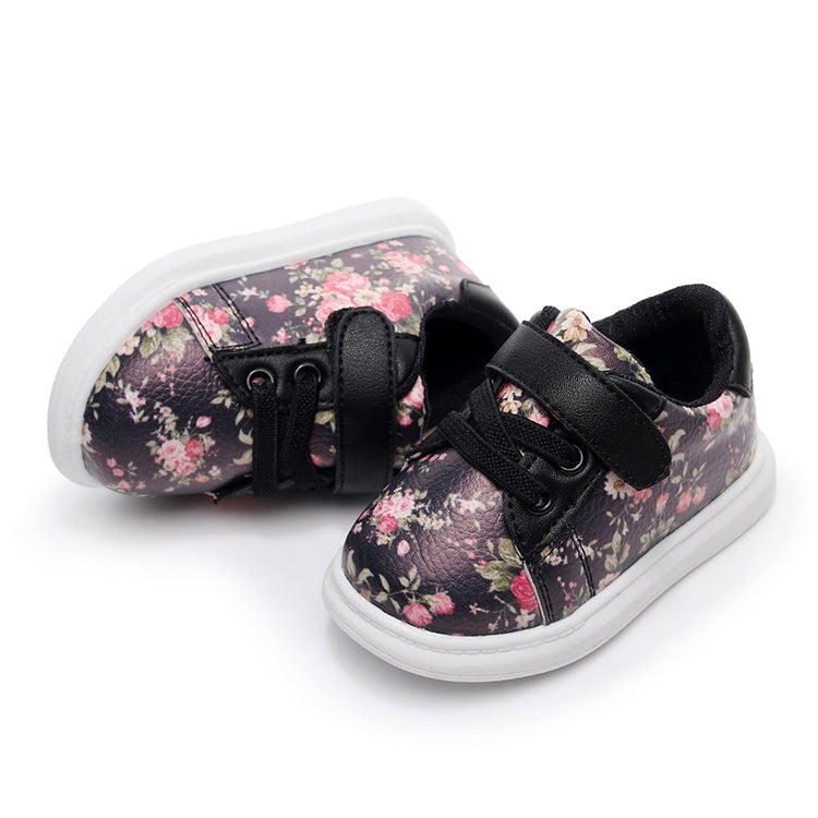 Cute Baby Shoes Soft Toddler Moccasins Pink Flower Sneakers Sport Shoes, Shoe Size: 14