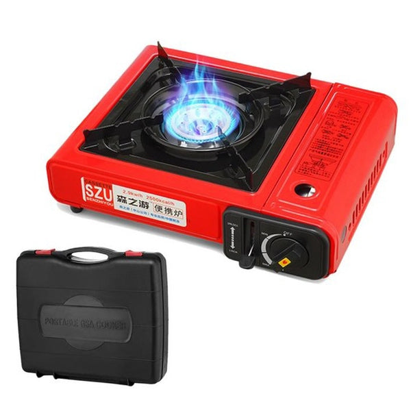 Outdoor Portable Cassette Gas Stove Windproof Camping Hiking Induction Cooker