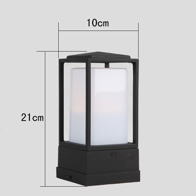 Outdoor Rain and Rustproof Wall Lamp Modern Minimalist Column Lamp