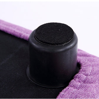 Fashion Home Solid Wood Simple Fabric Bench Square Stool