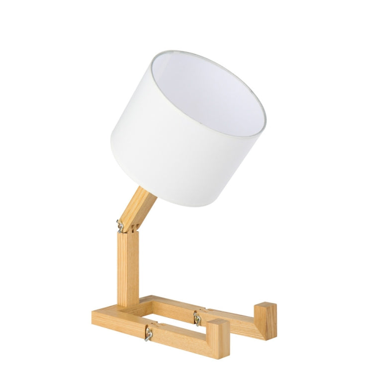 Creative Personality Small Robot Shaped Lighting Fashion Home Bedroom Bedside Wooden Table Lamp