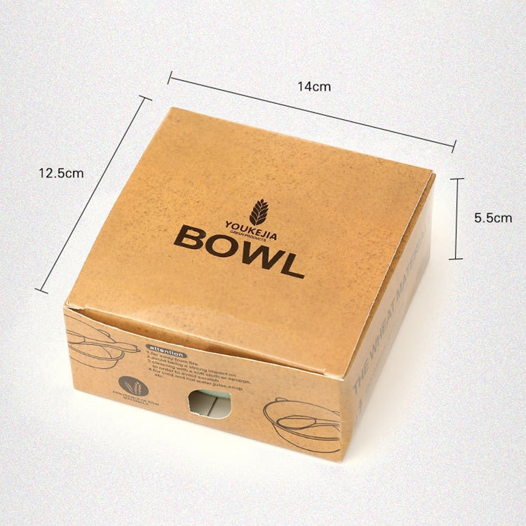 Cartoon Panda Wheat Straw Tableware Set