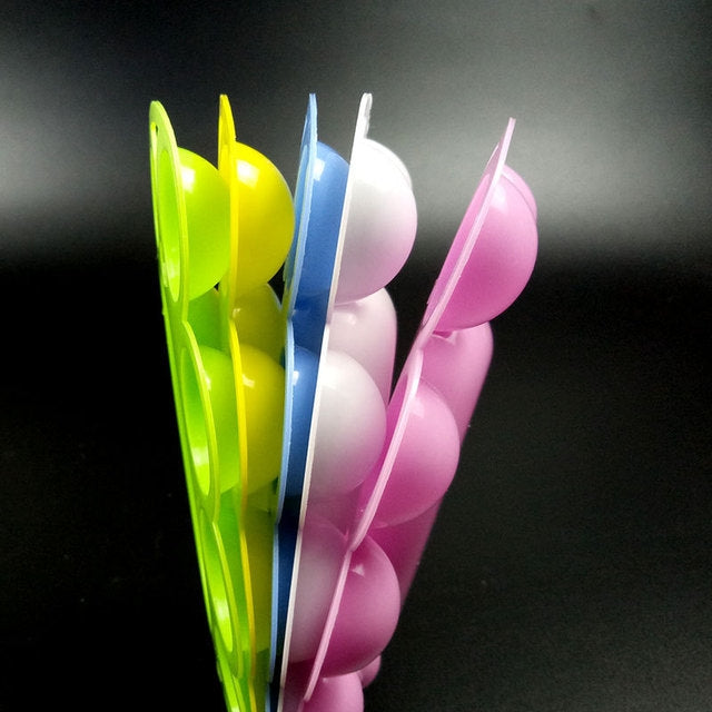 10 PCS Plastic Cartoon Small Ankle Color Palette Children's Painting Toys Random Color Delivery