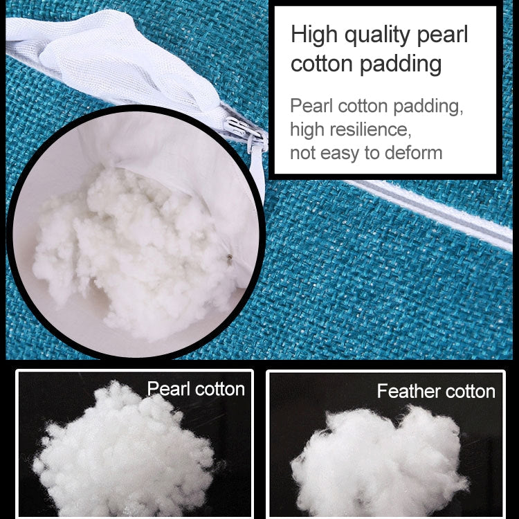 2 PCS Maternity Pillow Cotton Linen Neck Headrest Body Pillow Seat Backrest Sleeping Pillow, Size:15x40cm