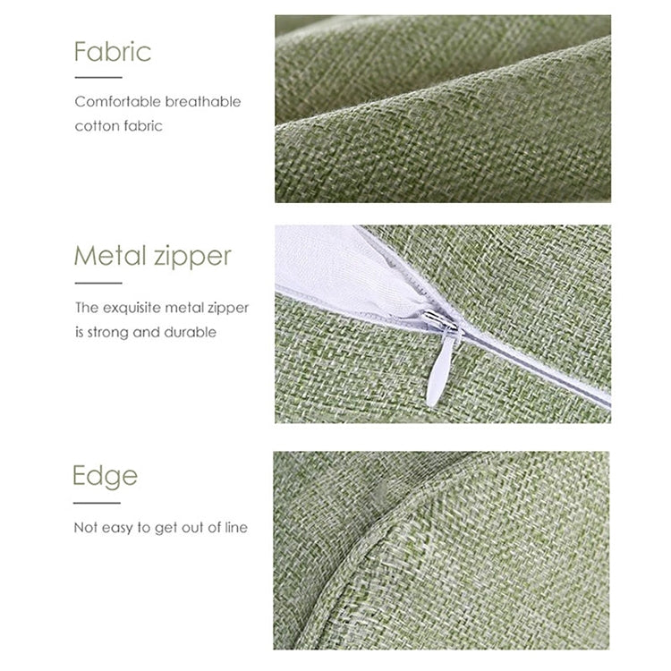 2 PCS Maternity Pillow Cotton Linen Neck Headrest Body Pillow Seat Backrest Sleeping Pillow, Size:15x60cm