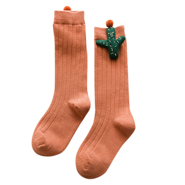 Baby Cartoon Anti-Slip Knitted Long Socks Knee Socks, Size:L
