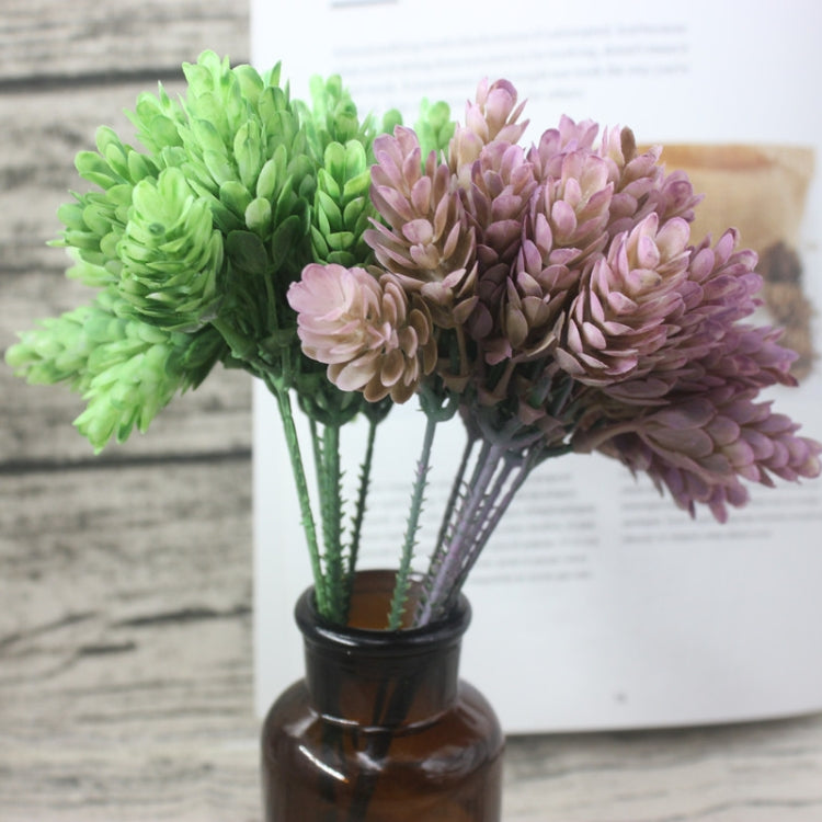 3 PCS Eco-friendly Plastic Pine Cone Artificial Flower, Color:Coat Color