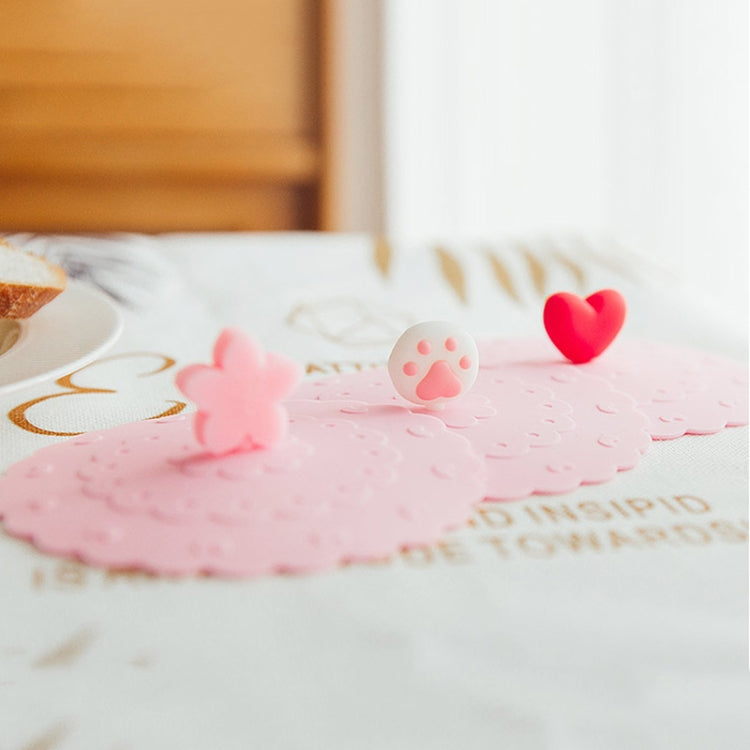 Cartoon Dust-proof Silica Gel Cup Lid, Random Style Delivery