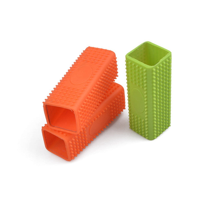 4 PCS Silicone Pillar Pet Hair Removal Brush(Random Color Delivery)
