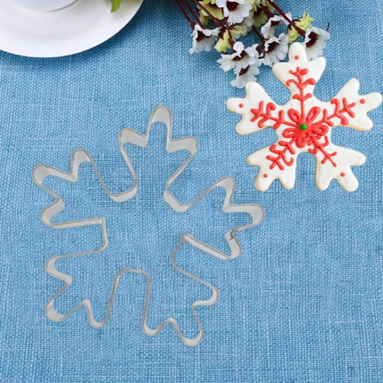 Stainless Steel Cake Cookie Christmas Snows Shape Mould