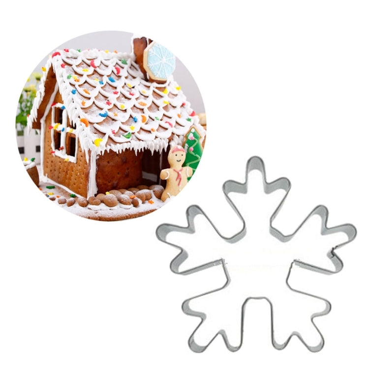 Stainless Steel Cake Cookie Christmas Snows Shape Mould